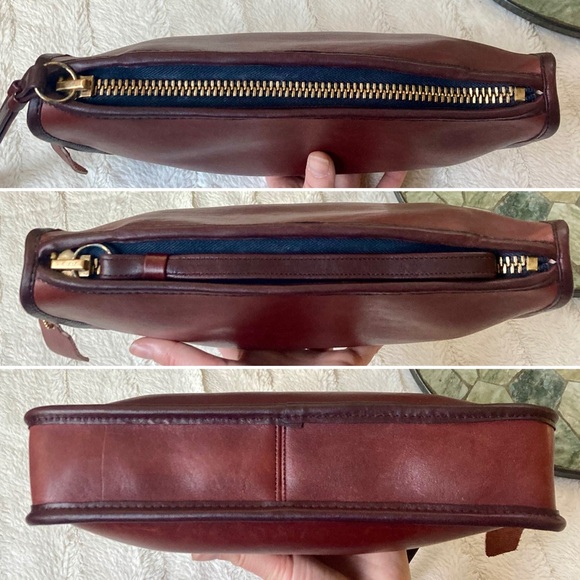 Coach Vintage Basic Bag Burgundy 9455 - Picture 9 of 15